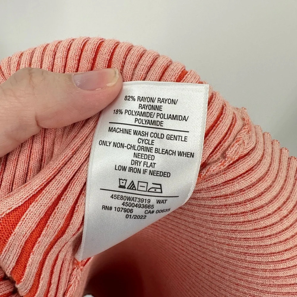 Hudson Twist Neck Ribbed Top NWOT - Picture 5 of 5